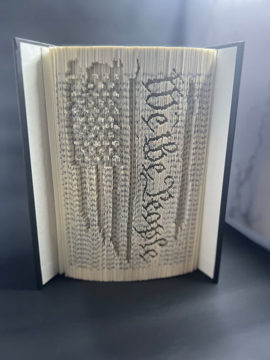 Custom Folded We The People Book