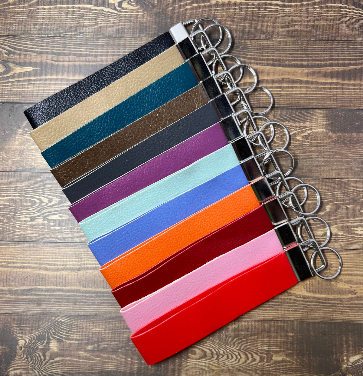Wristlet Leather Keychains