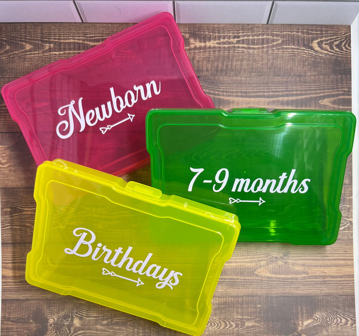 Baby’s Milestone Photo Keeper Box